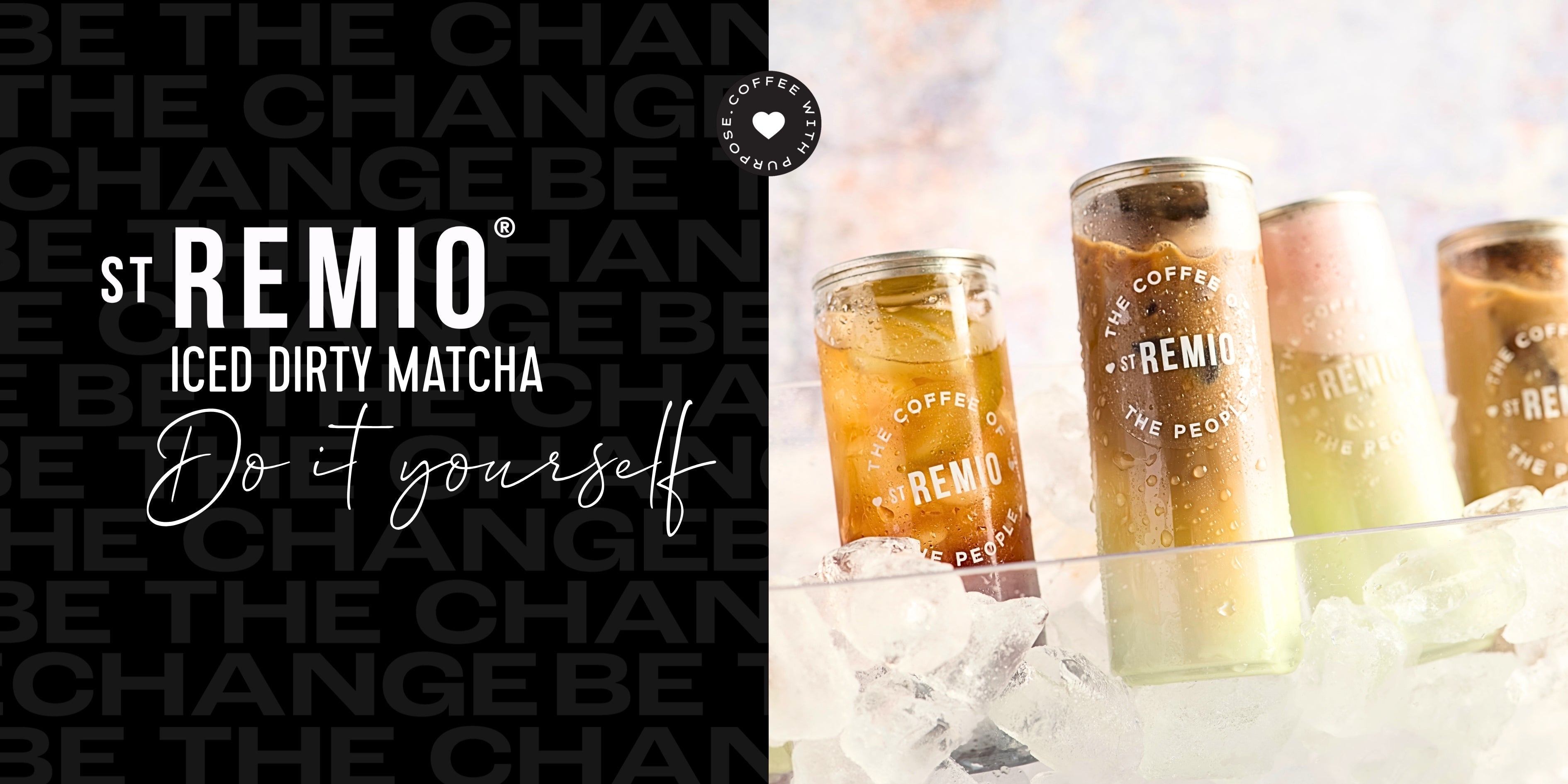 St Remio's Dirty Iced Matcha Recipe