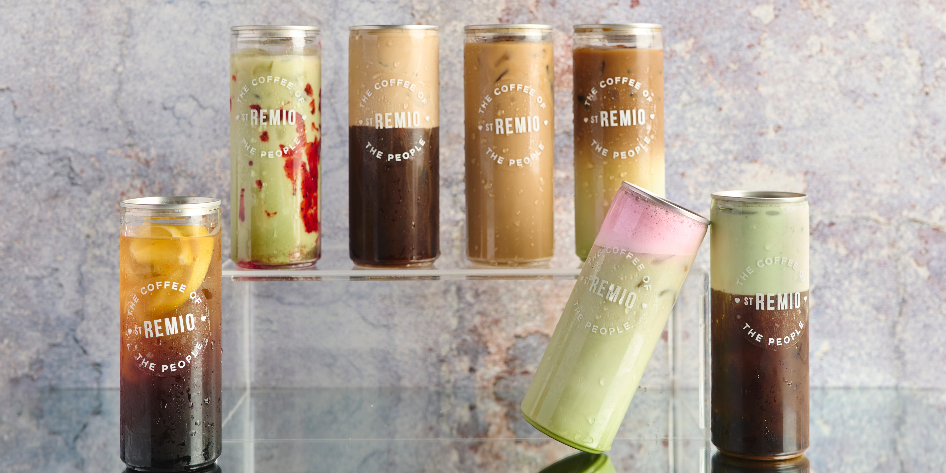 St Remio's Iced Matcha with Strawberry Cold Foam Recipe