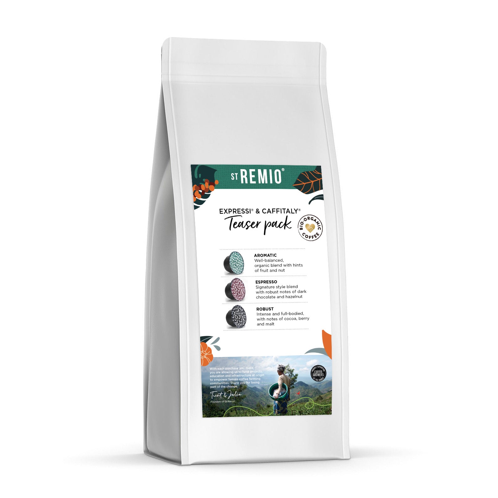 Expressi®* / Caffitaly®* Bio-Organic Teaser Packs