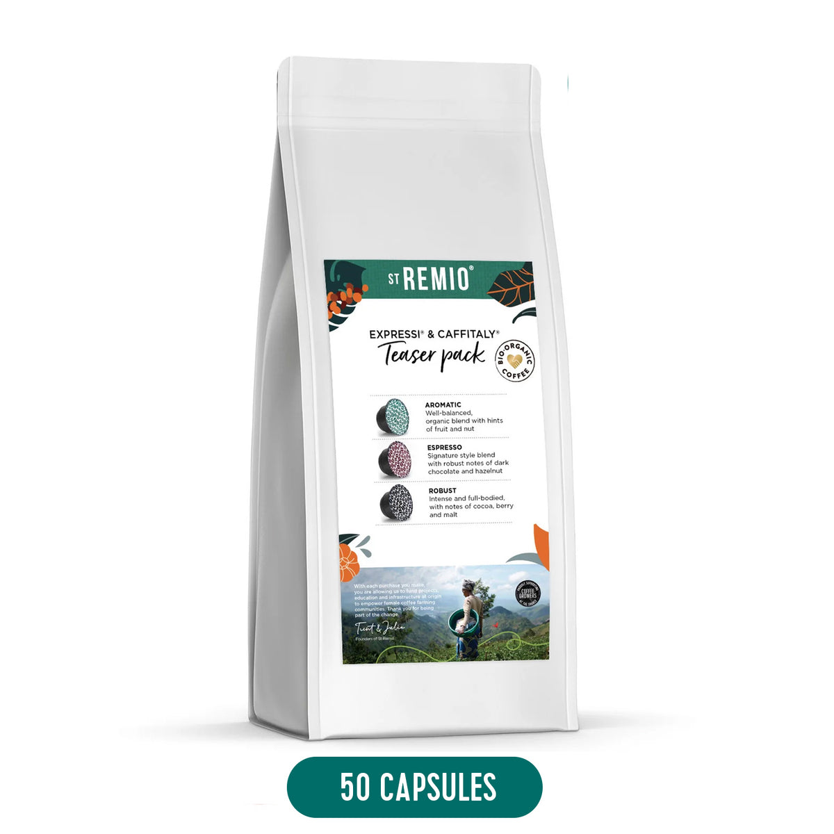 Expressi®* / Caffitaly®* Bio-Organic Teaser Packs
