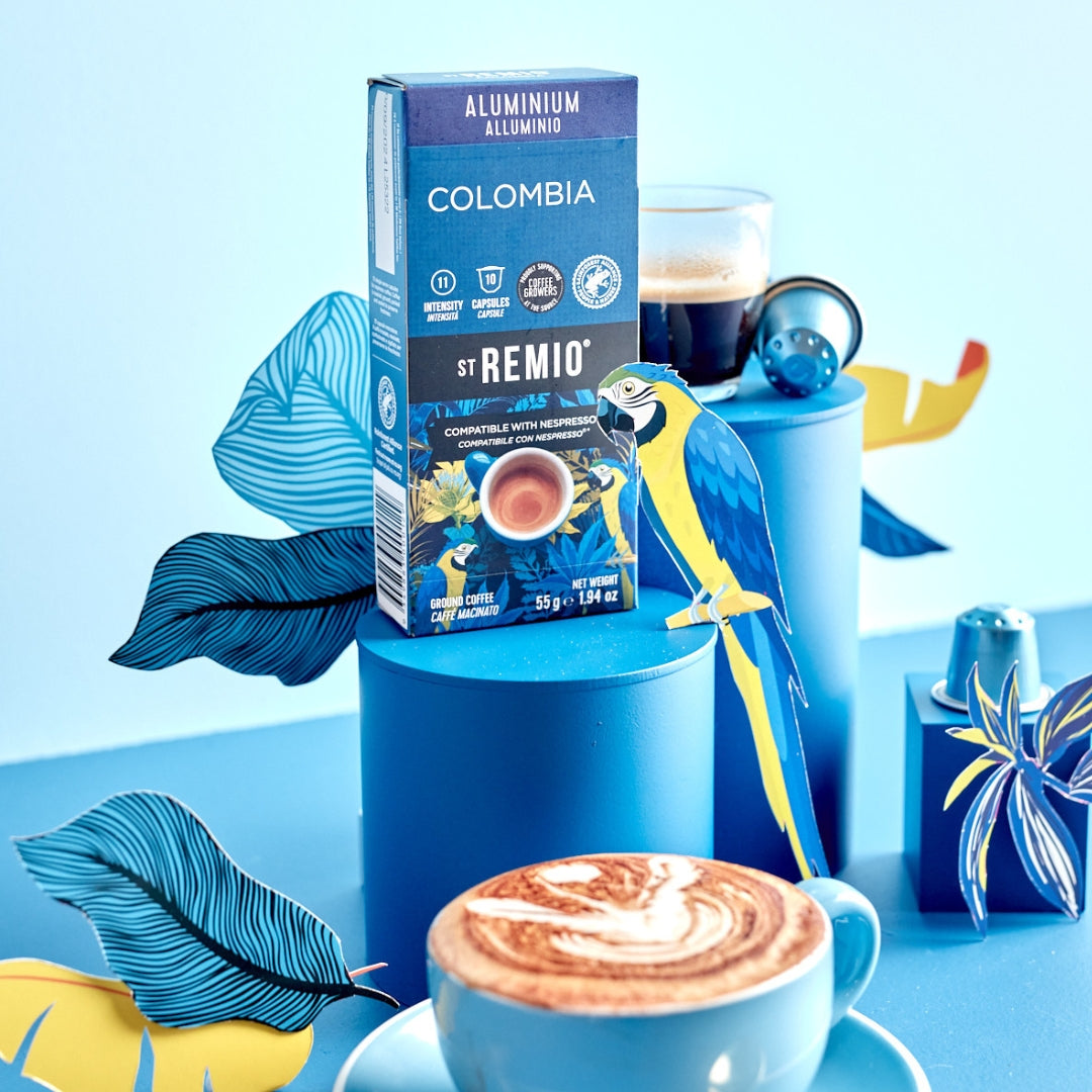 COLOMBIA Nespresso®* Aluminium Capsules x 100 Pack – St Remio Coffee