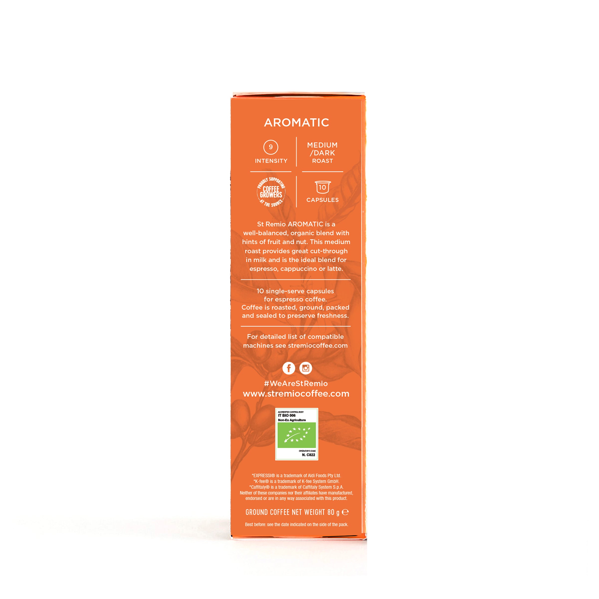 AROMATIC - Organic Expressi®* / Caffitaly®* Compatible Capsules
