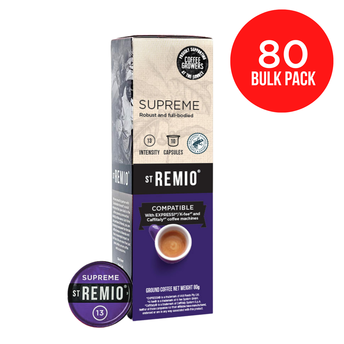 SUPREME Expressi®* Caffitaly®* Compatible Capsules – St Remio