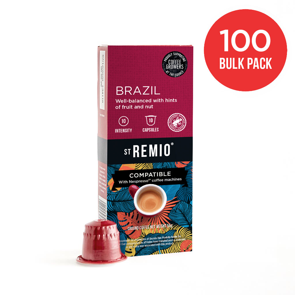 BRAZIL Nespresso®* Compatible Capsules | St Remio Coffee