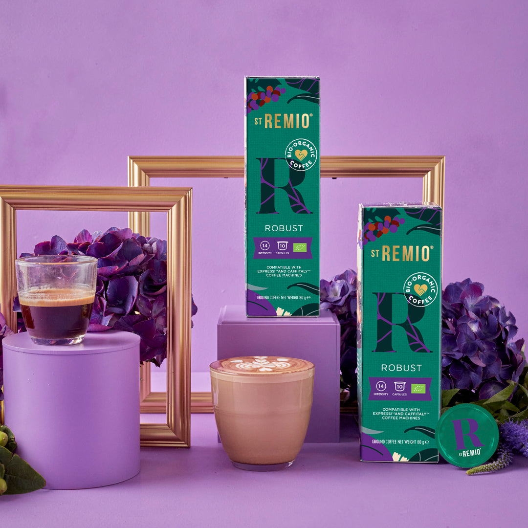 Caffitaly Coffee Machine Compatible Pods ROBUST Organic Expressi