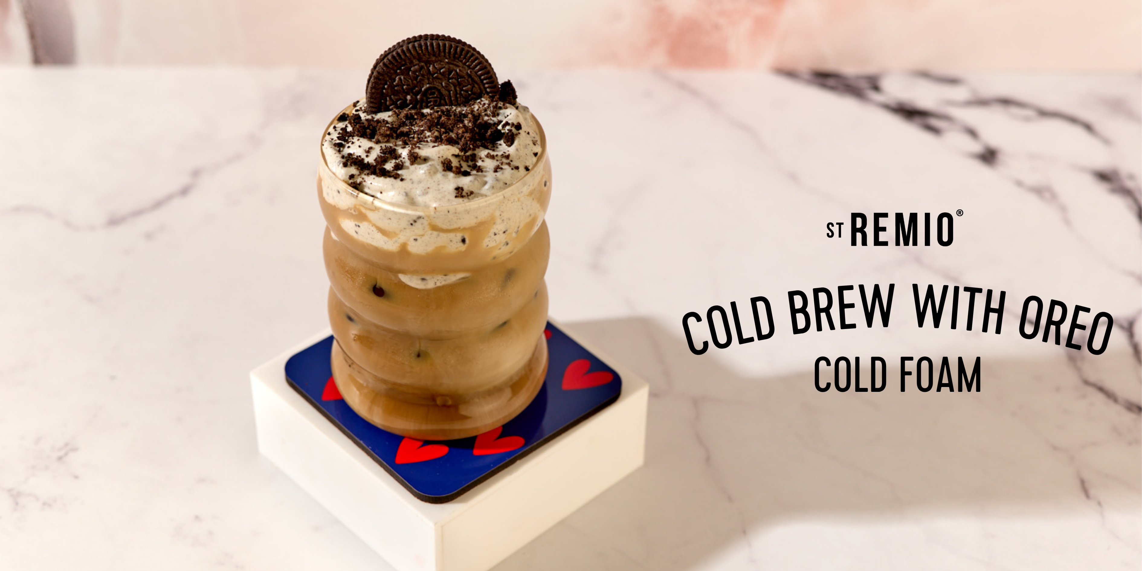 St Remio Cold Brew with Oreo Cold Foam