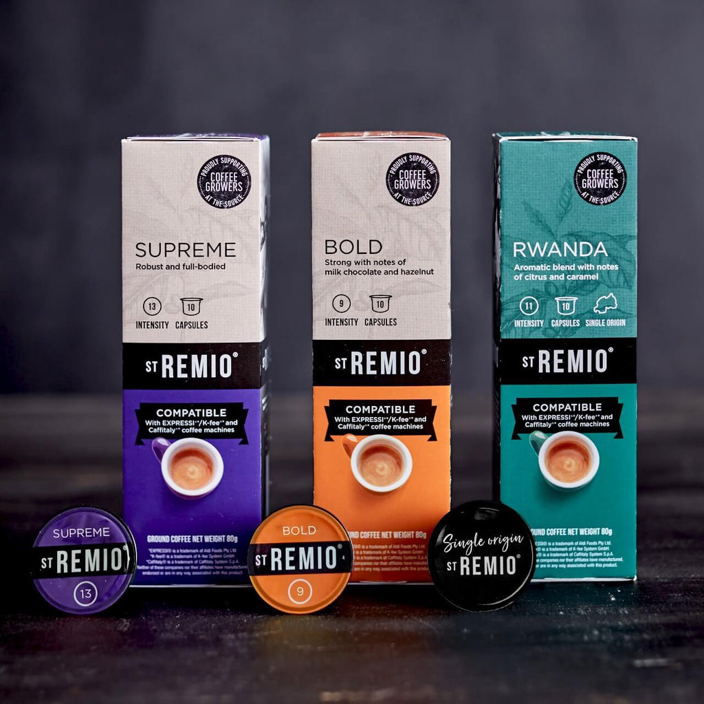 Say hello to our new Expressi<sup>®*</sup> and Caffitaly<sup>®*</sup> compatible blends!