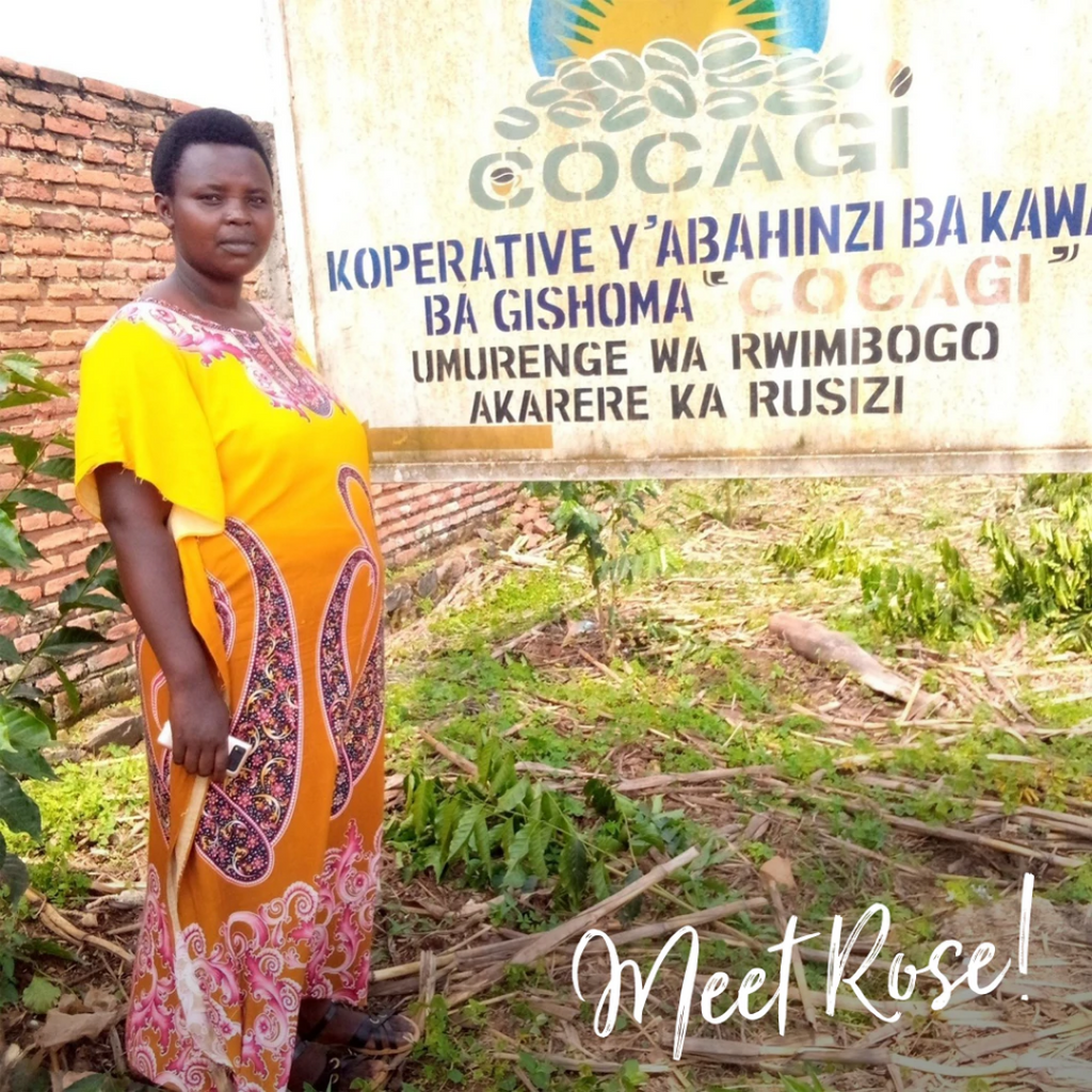 Meet Rose, a female Rwandan Coffee Grower