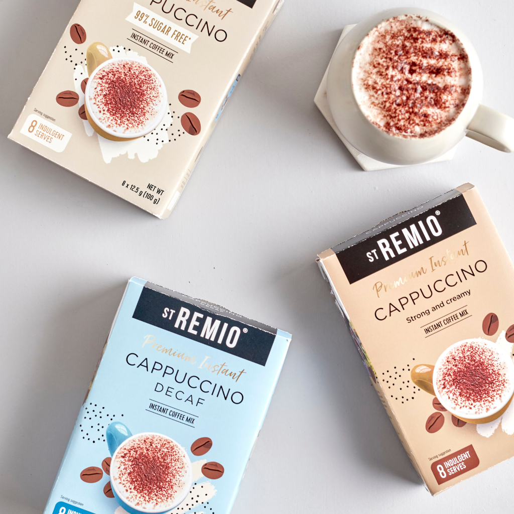 St Remio Premium Instant Decaf Cappuccino Bulk Pack