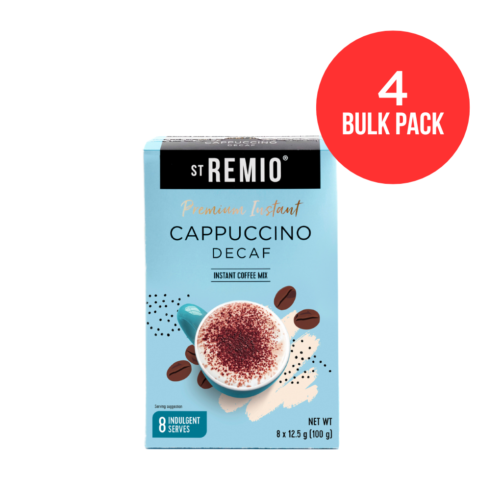 St Remio Premium Instant Decaf Cappuccino Bulk Pack