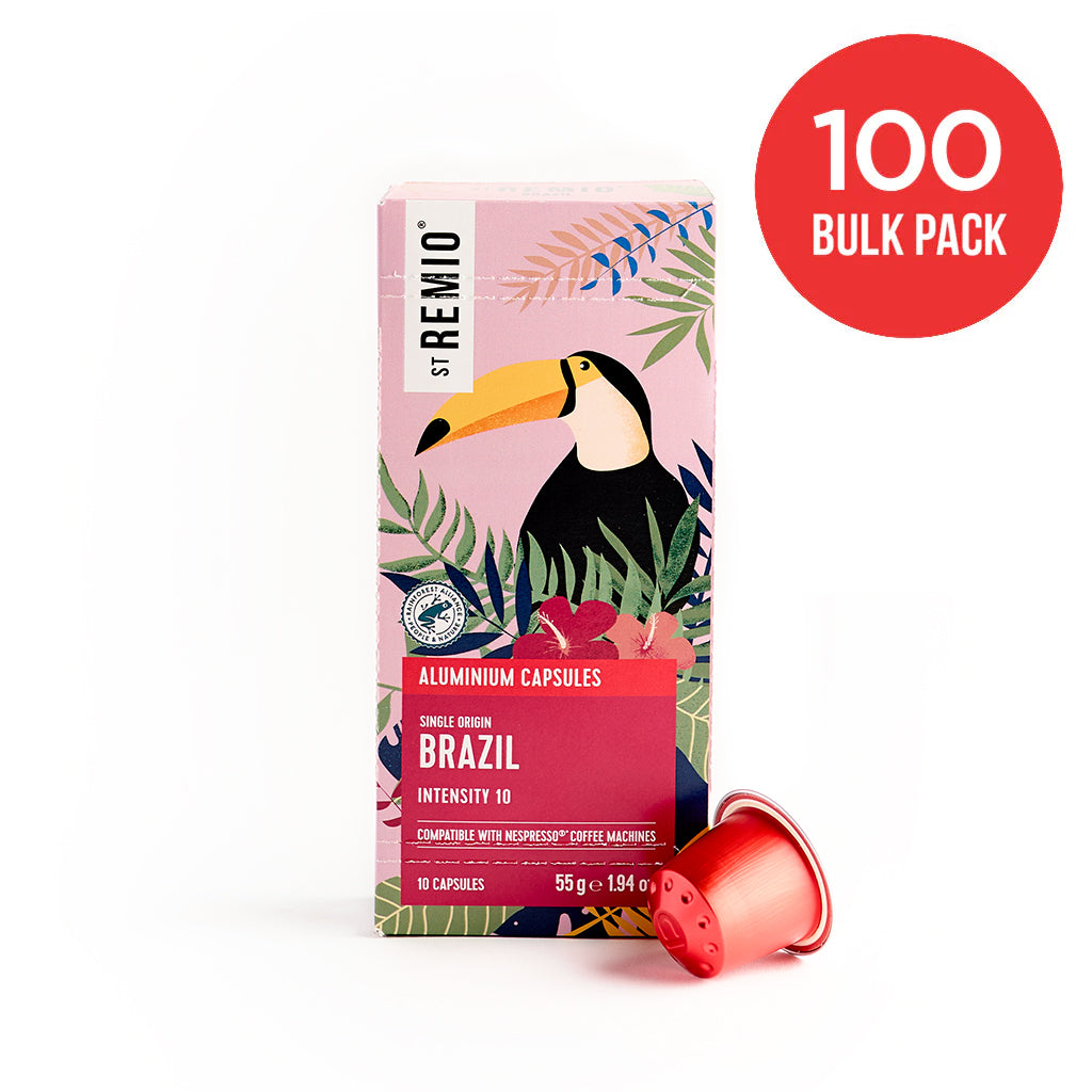 BRAZIL - Nespresso ®* Aluminium Capsules x 100 Pack