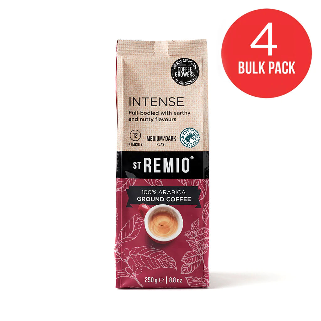 INTENSE - 250g Ground Coffee x 4 Pack