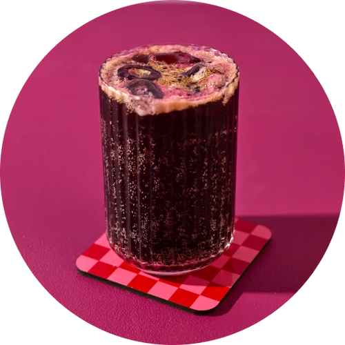 Blueberry Cold Brew Spritz