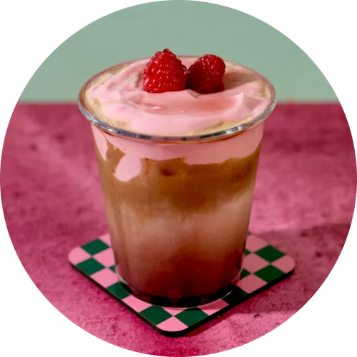 Iced Mocha with Raspberry