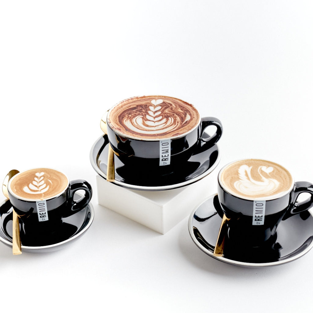 90ml Espresso Cup and Saucer Set x 6